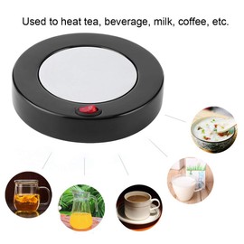 Cup Heating Mat, Black Constant Temperature Base Cup Warmer Pad Milk Coffee Heating Insulation Mat 55℃ Us Plug 110V