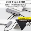 Elecom DST-C20SV USB Type-C Hub Docking Station 7-in-1 Aluminum Body