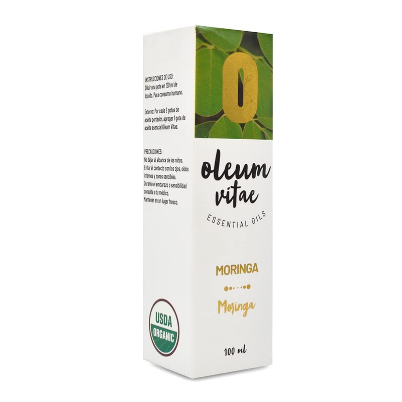 OLEUM VITAE Aceite Esencial de Moringa. Moringa Oleifera. 100% Puro