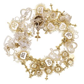 BESPORTBLE 48pcs Religious Decor Baptism Ornaments for Church Parties Vintage Adornments Intricate Craftsmanship for