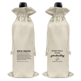 RNYJJ Nurse Wine Bag NICU Nurse Definition Wine Gift Bag Nurse Graduation Gifts Neonatal ICU Nurse Gift