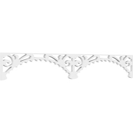 Ekena Millwork RUNP06X0625X48GEN Genova Architectural Grade PVC Running Trim, 6"H, White