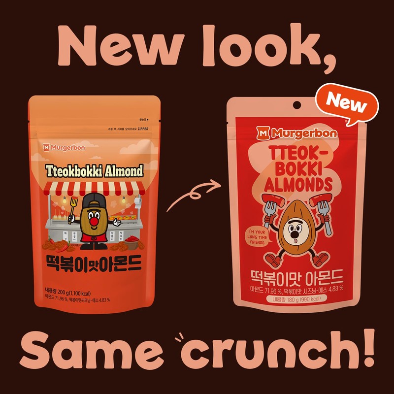 TTEOK-BOKKI ALMONDS 180G X 3PACK