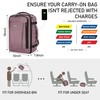 ECOHUB - Mochila de viaje con 13 bolsillos para aviones,