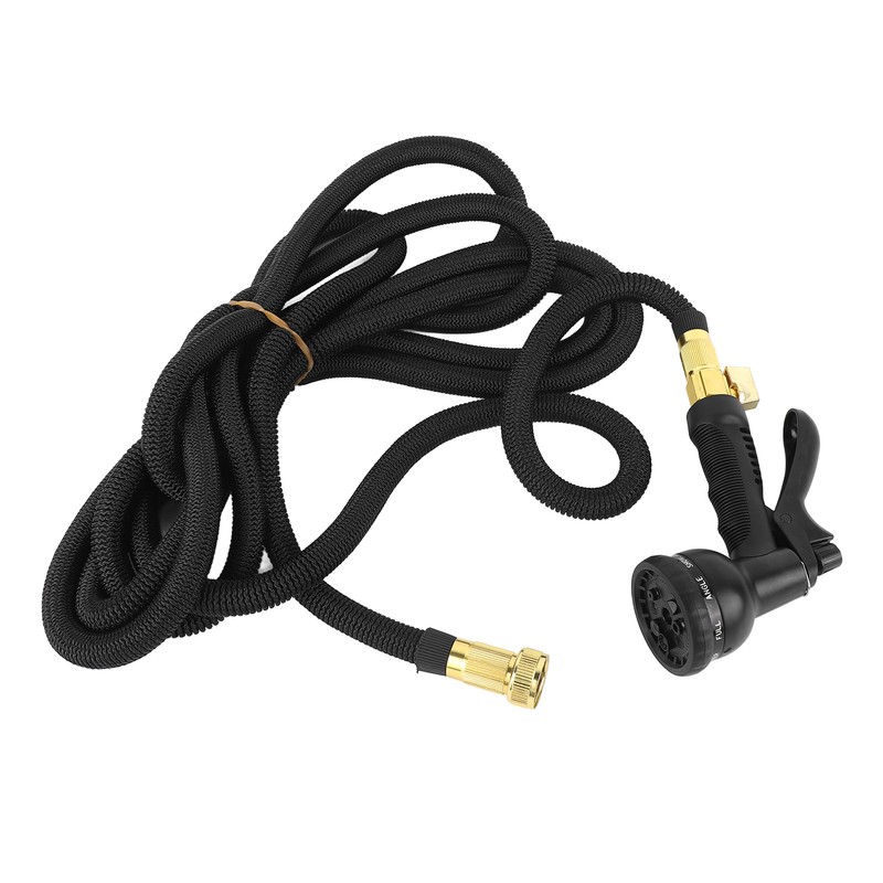 Expandable Garden Hose with Sprayer 49.2ft TPE Automatically Retractable Flexible