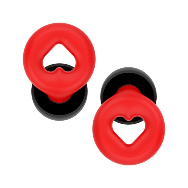 TRANQUILL Heart-Shaped Ear Plugs - Noise Cancelling for Sleep, Concerts,