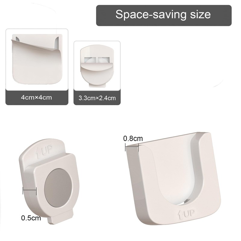 4pcs Improved Strong Magnetic Remote Control Holder,Wall Mounted Remote Control