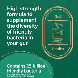 Nature’s Best ProBiome Everyday+ - 25 Billion Live Bacteria - Delayed Release Capsules - 30 Capsules (1 Month Supply)