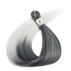 Pre Stretched Braiding Hair Ombre Tgrey 24 Inch 8 Packs,
