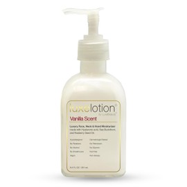 Luxe Beauty Non Greasy & Hyaluronic Acid Moisturizer for Face, Neck & Hands – Anti Aging Body Lotion & Non Toxic Body Lotion - Vanilla Body Lotion w/Silicone-Free, Organic & Plant-Based Ingredients