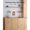 TREEWELL 4-Pack Decorator Outlet Cover Plate, Wood Grain Decorative Switch