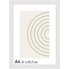 accent by nielsen White Wooden Photo Frame 21 x 29.7