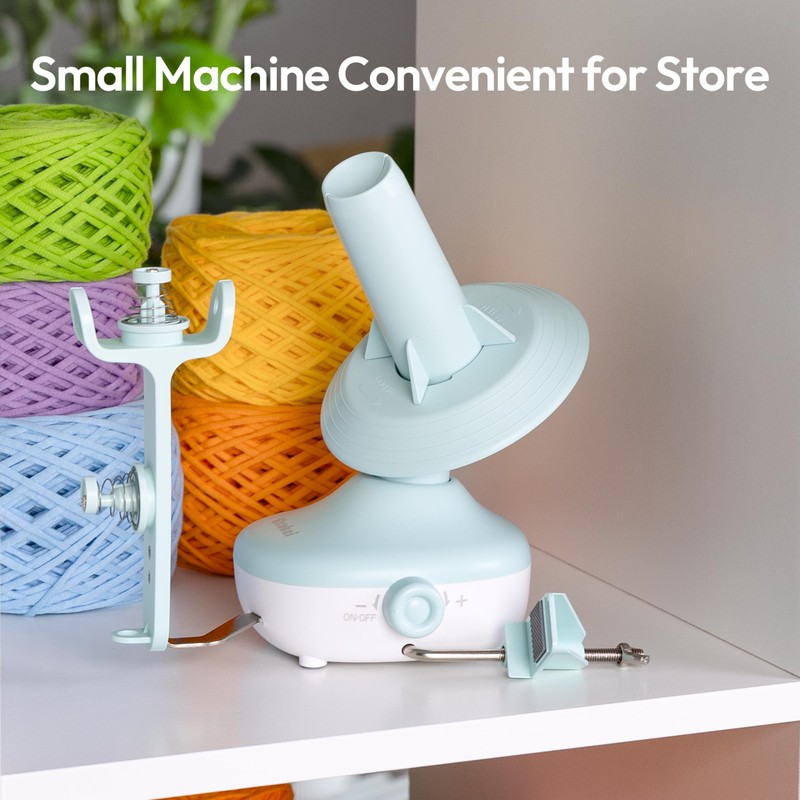 Etcokei Wool Roller, Electric Yarn Winder for Crocheting, Wool Unwinder