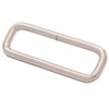 Wuuycoky 2"X0.4" Inner Length Silvery Rectangle Rings Flat Loop Ring