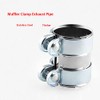 2.5" Exhaust Clamp Pipe Size 65mm x 95mm for 65mm
