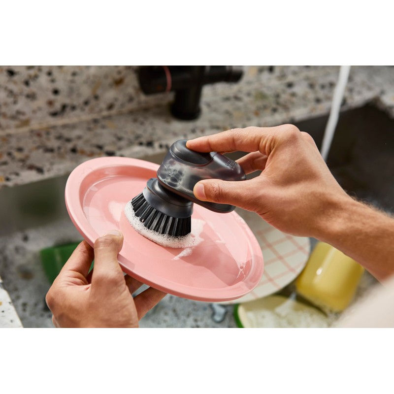 Joseph Joseph SinkTech Soap-Dispensing Palm Brush with Replaceable Head and