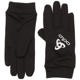 Odlo Gloves Stretch Fleece Liner Warm Gloves, black, s