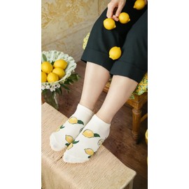 Honwor Cute & Funny Ankle Socks for Women & Teens – 6-Pack No Show Low Cut Socks, Trendy & Comfortable, Gift Idea