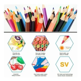 Set De Lápices De Colores Profesionales Y Artísticos, 50 Uds