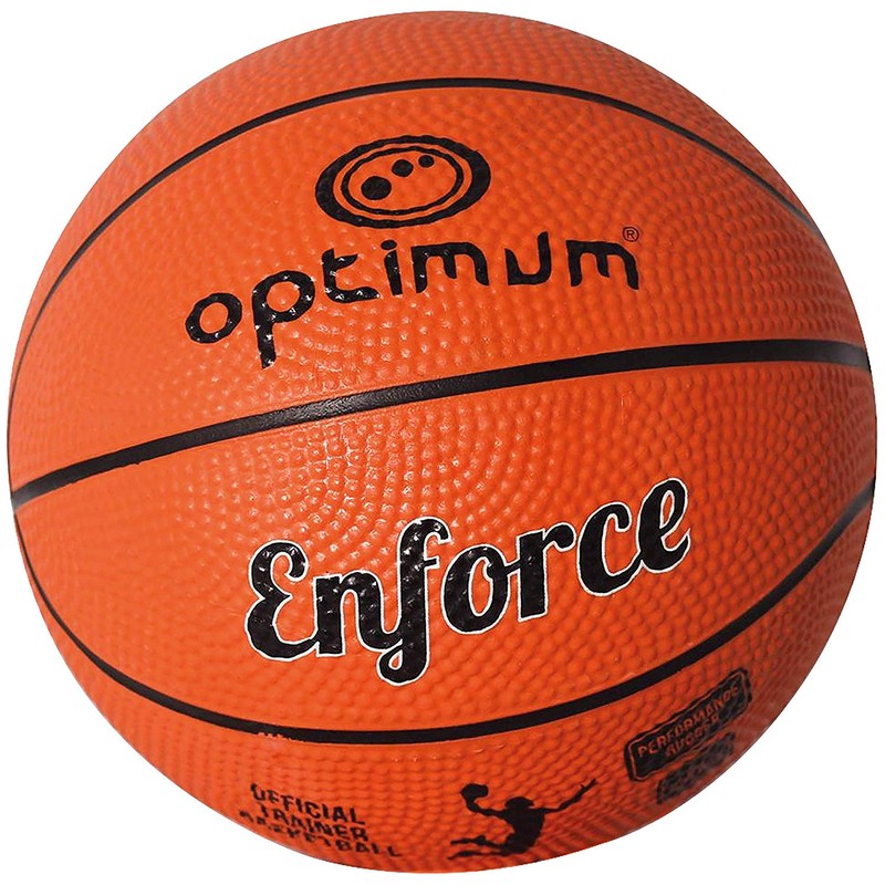 Optimum Street Basketball - Durable Korean Rubber with All-Weather Grip
