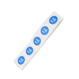 Ausla 30pcs NFC PVC -Aufkleber Wassersicher, 504 Bytes Programmierbare NFC -Karten mit Klebstoffrücken, die mit Tagmo und Aktivierten Geräten Kompatibel Sind (Blue)