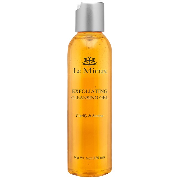 Le Mieux Exfoliating Cleansing Gel - Deep Pore Lactic & Salicylic Acid Face Wash with Hyaluronic Acid & Aloe, Ideal for Oily or Blemish-Prone Skin, No Parabens or Sulfates (6 oz / 180 ml)