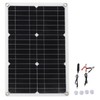 18V 20W Portable Solar Panel Semi Flexible Monocrystalline Waterproof Solar