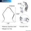 Temp Probe Clip 6 Pack - Four Holes Grill Temperature