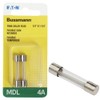 Bussman BP/MDL-4 4 Amp Glass Tube Time Delay Fuse 2