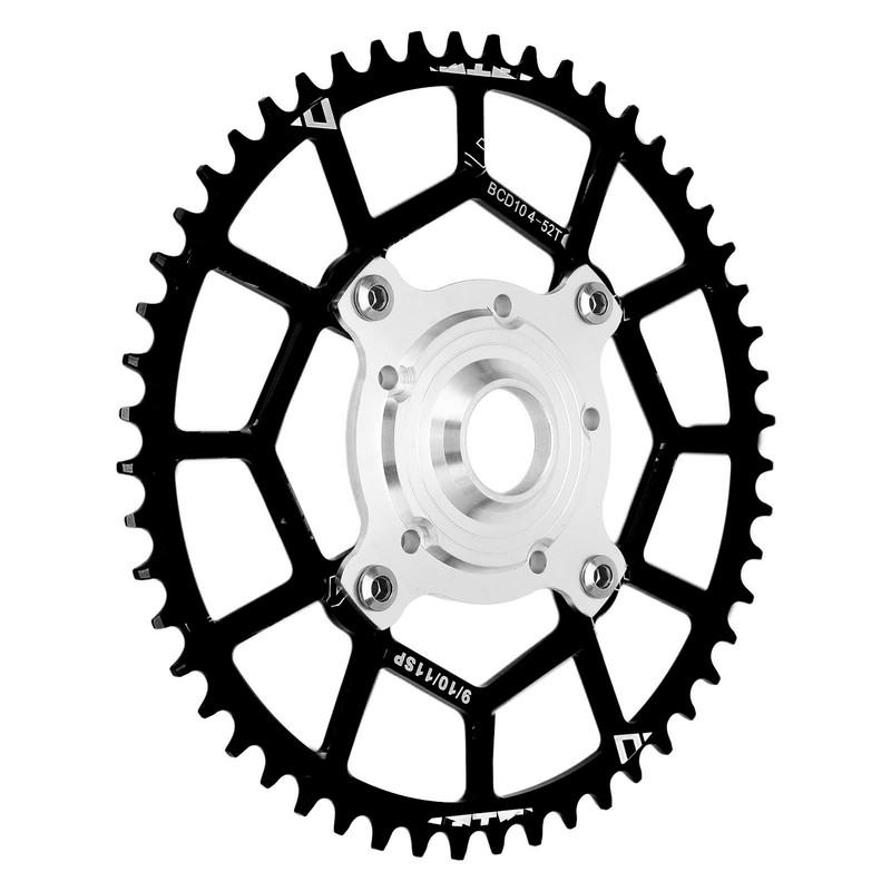 52T 104BCD Motor Bike Chainring Adapter Mid Drive Chainring Spider