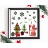 Whaline 12 Designs Christmas Pattern Paper Pack 24 Sheet Christmas