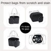 JLYZ Moon Fits for Picotin Bag Insert Organizer For Hermes(18,Black)