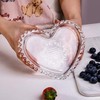 Daughter-in-Law Gift Heart-Shaped Glass Laser Engraved Jewelry Tray for Daughter-in-Law