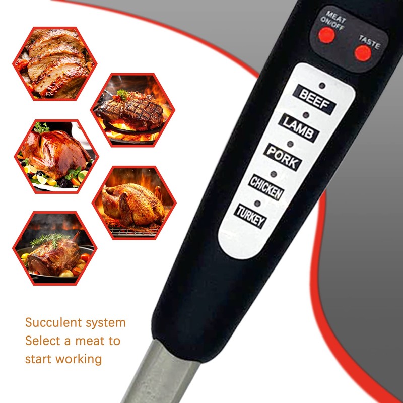 ​Vivicreate Meat Food Instant Read BBQ Garden Kitchen Outdoor Camping