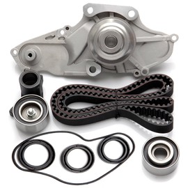 Timing Belt Kit including timing Belt water pump with gasket tensioner bearing etc,OCPTY Compatible for 2003 2004 2005 2006 2007 2008 2009 Acura MDX/2003 2004 2005 2006 2007 Honda Accord