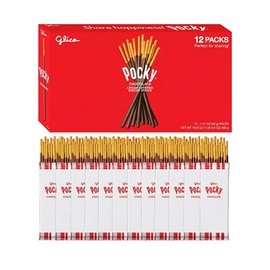Pocky Glico Pocky Chocolate Covered Biscuit Sticks, 1.41 oz.,12 pk. net weight 16.9 oz