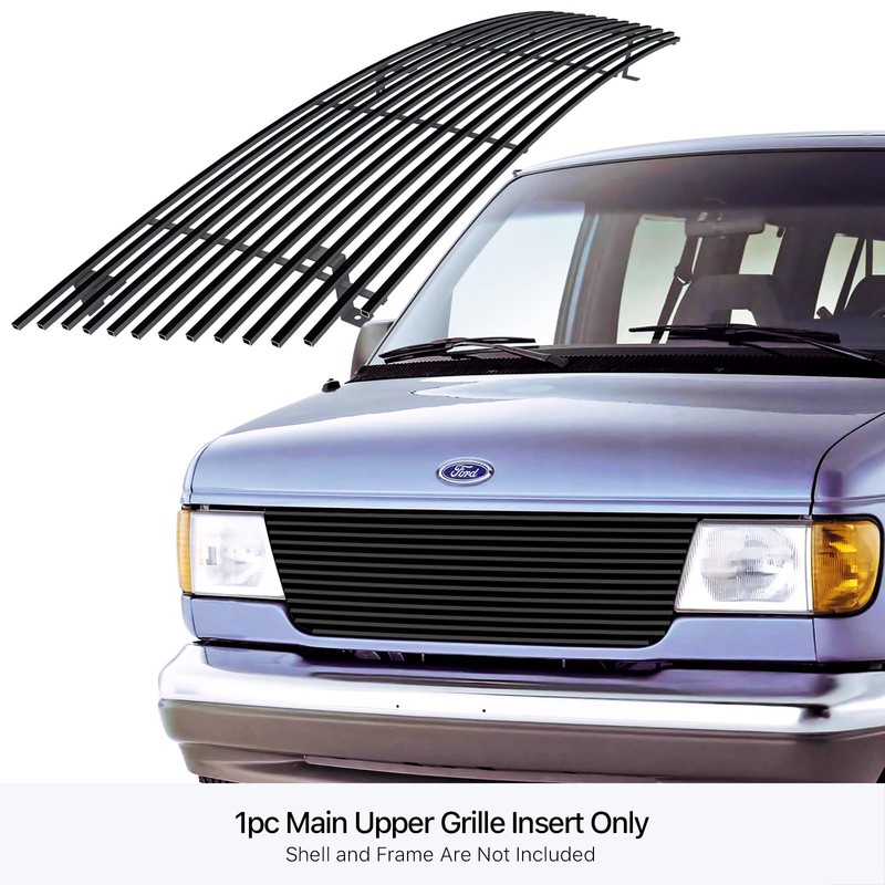 APS Compatible with 1992-2007 Ford Econoline Van 15 Bars Black