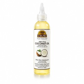 Okay 100% Pure Coconut Oil for Hair & Skin, 4 oz
