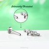 MeIighting Flower Helix Earring 16G Internally Threaded Flat Back Earring