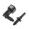 A ABSOPRO 2 x Fuel Line Connector Hose Coupling 90