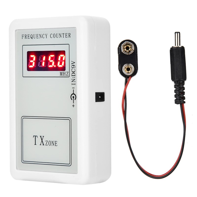 MUNEFE Handheld Digital Frequency Meter Counter, 250 to 450 MHZ