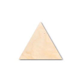 Unfinished Wood Triangle Shape Craft up to 46" DIY 4" / 1/2"