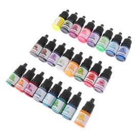 TEHAUX 24pcs Oily Concentrate Resin Colorant for DIY Craft Vibrant Colors for Epoxy Resin Glue Craft Dye and Pigment Mixing