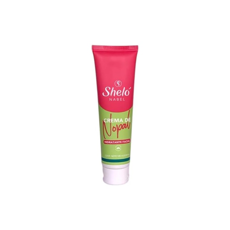 Shelo Nabel Crema de Nopal Hidratante Facial, 100ml, 2 Piezas