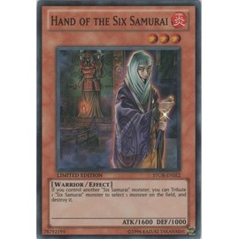 Yu-Gi-Oh! - Hand of The Six Samurai (STOR-ENSE2) - Storm of Ragnarok: Special Edition - Limited Edition - Super Rare