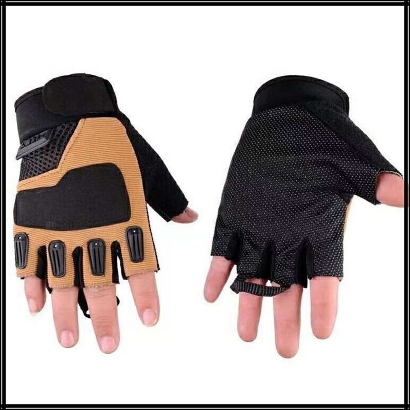 White Fang NT362 Half Finger Tactical Gloves, Anti-Slip, Outdoor, Men's,