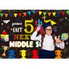 5th Grade 2025 Graduation Backdrop Next Stop Middle School Elementary