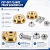 Cut-Off Flange Track Bearing Kit for Tapco Pro & Max