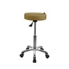 Source One Beauty SPA NUMA Button Esthetician Stool with Metal