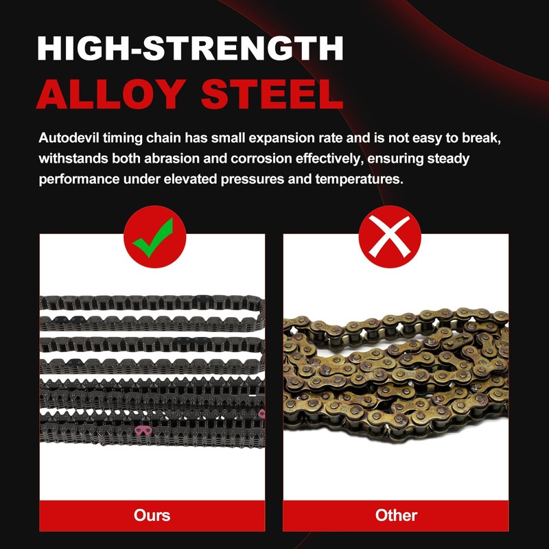 Timing Chain Kit 3.7L Compatible with 2009-2013 370Z, for 2008-2013